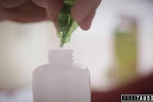 Pure Taboo Step-Sister Assumes Sibling Identity to Fuck Lesbian Crush