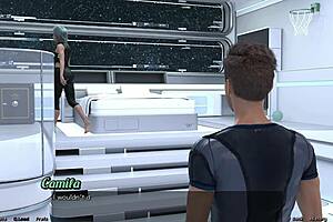 Stranded in space, navigating one step at a time in this 3D cartoon series