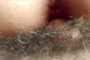 Girlfriend's asshole begs for penetration on squeaky bed