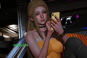 Married Woman Boldly Masturbates in Front of Entrance with Selfie