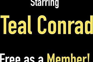 teal conrads shows off her big clit in a carrot fetish solo that makes you cum hard