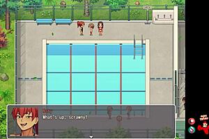 Cartoon 3some in Public with NatyWin and NinaWin Fingering and Riding