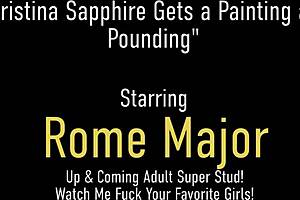 Wow, milf Christina Sapphire takes Rome Major’s big dick deep!