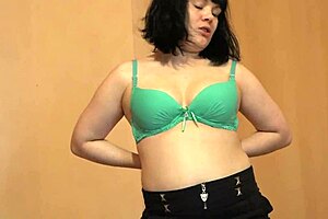 Woman in Heels and Black Panties Touches Herself