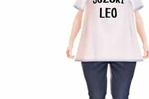 in this leo episode, the anime girl swims in a tiny micro bikini and has a nip slip.