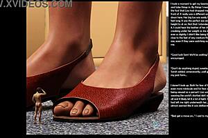 Small 18+ Girl's Gestures In 3D Cartoon Sex