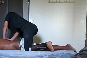 Cute Girl Receives Relaxing Ass Massage