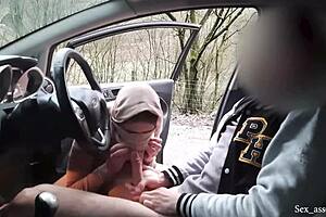 i flashed my dick to a naive muslim teen in hijab, got caught jerking off in the car at the public park, and she helped me out