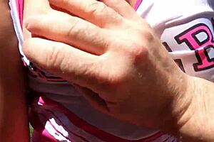 teen cheerleader feels intense pleasure from stepfather's fucking