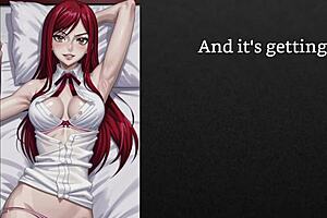 Femdom mistress Faygrey humiliates slave Erza with JOI instructions and cuckolding domination