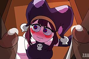 Pomni's Halloween Trick or Treat Adventure - Zaviel