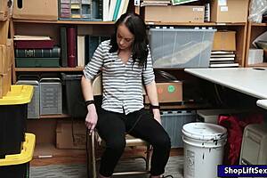 Thief Kylie Martin Nailed By Lp Officer In Petite Brunette Blowjob Pov