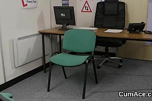 Wacky model receives facial cumshot and swallows jizz