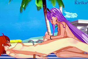 Florence nightingale and astolfo and bb summer and gudako intense futanari sex - fate grand order hentai