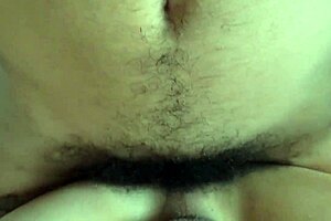 Intense anal scene with a big cocked amateur and a beard man