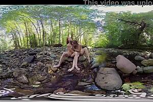 I saw Ana, Molly, and Belle yanking and cumming outdoors