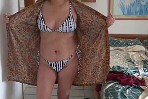 I get so hard showing off on the beach, ended up banging a stranger.