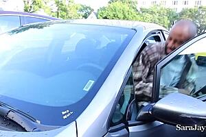 busty milf sara jay rides monster cock driver shaundam for creampie