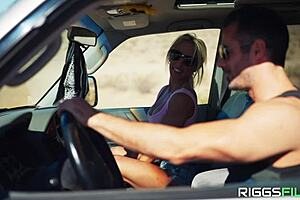 I’m Shaking as Fit Kitty with Big Tits Cums Hard in Public!