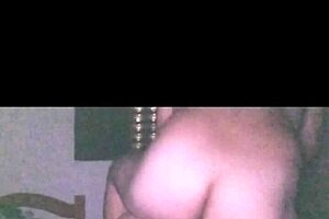 The little black guy CLIMBS on top and FUCKS me nicely on the bed