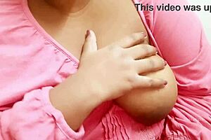 Sri Lankan Sexy Teacher Shows Off Big Boobs