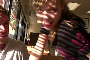 White Teen Fucks Two Guys