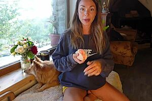 how to eat pussy - teacher instructs licking and fucking