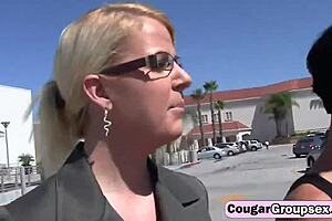 big cock guy fucks horny cougar group