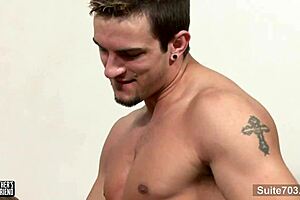 horny tattooed gays fucking and sucking monster cocks