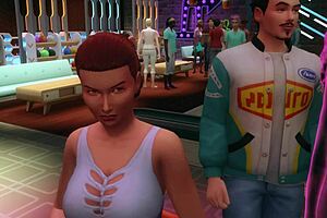 gangbang at a bowling alley with closeup blowjobs & cunnilingus anal fucking group swallow nipples creampie bukkake tits pussy