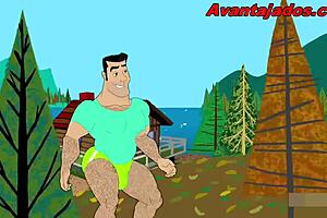 i fucked up this gay brasileiro pornstar in sex cartoon