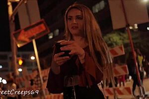 Candid Latina Babe With Perfect Ass In Seethrough Outfit