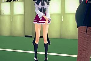 Akeno and Rias Gremory 3some in Hentai Fantasy