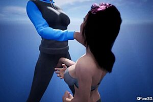 Big-boobed futanari teens in 3D hentai for your pleasure