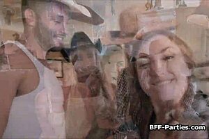 Cowgirls Spinning On Farmers Throbbing Cock