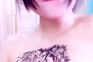 Chinese Cam Girl Performs Live Shows