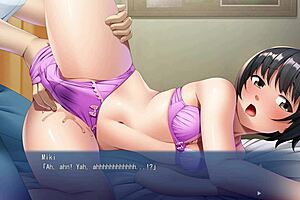 Plain girl in bondage fingering herself as a pervert