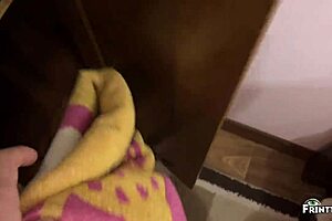 Fucking stepmom in grinch panties doggy style creampie