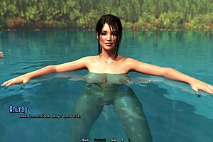 3D animated porn with big-boobed step sister getting bukkake
