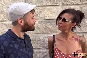 Charlotte, a 40-year-old european milf slut, explores her anal limits with big tits amateurs in assfucking