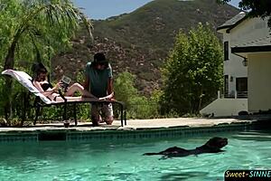 Hot tight teen says fuck me stepdad in glamour scene