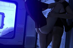 Projekt passion big ass red head gets fucked by large cock standing up with foot on wall!