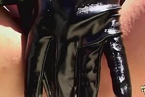 redhead babe enjoys playful games with riding and close interactions