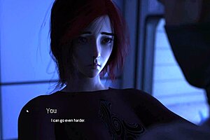 Projekt passion big ass red head gets fucked by large cock standing up with foot on wall!