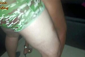 Amateur brunette goesiña gets it on with strangers for role play glory