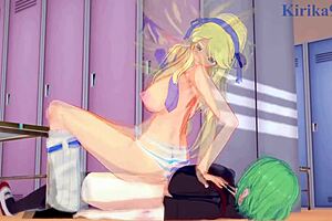 damn!! katsuragi, hikage, yomi in wild futanari sex! senran kagura hentai rocks!