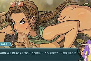 Akabur's Lara Croft blowjob guide in Star Chanel 34: Early part 92