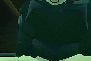 Young femboy gives a blowjob to his loving master in the recroom