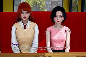 A cartoon visual novel about a woman who was bullied in school and now has an intimate relationship with her bully