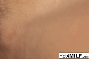 Milf With Big Tits Receives Facial